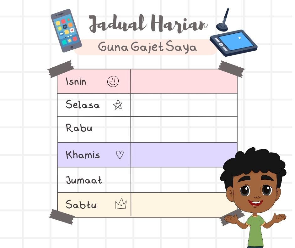 Jadual Harian Gajet