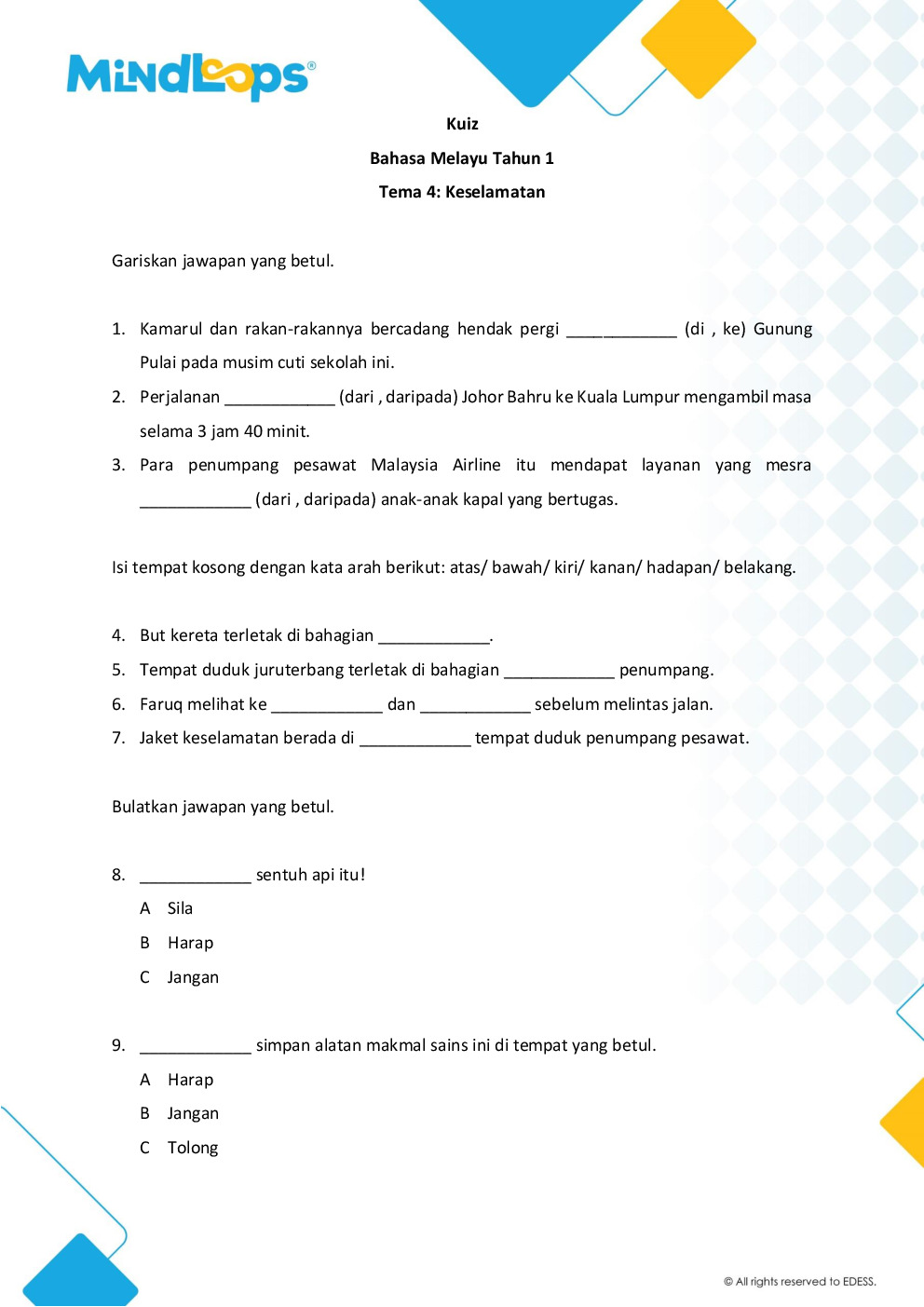 Tema 4 - Keselamatan