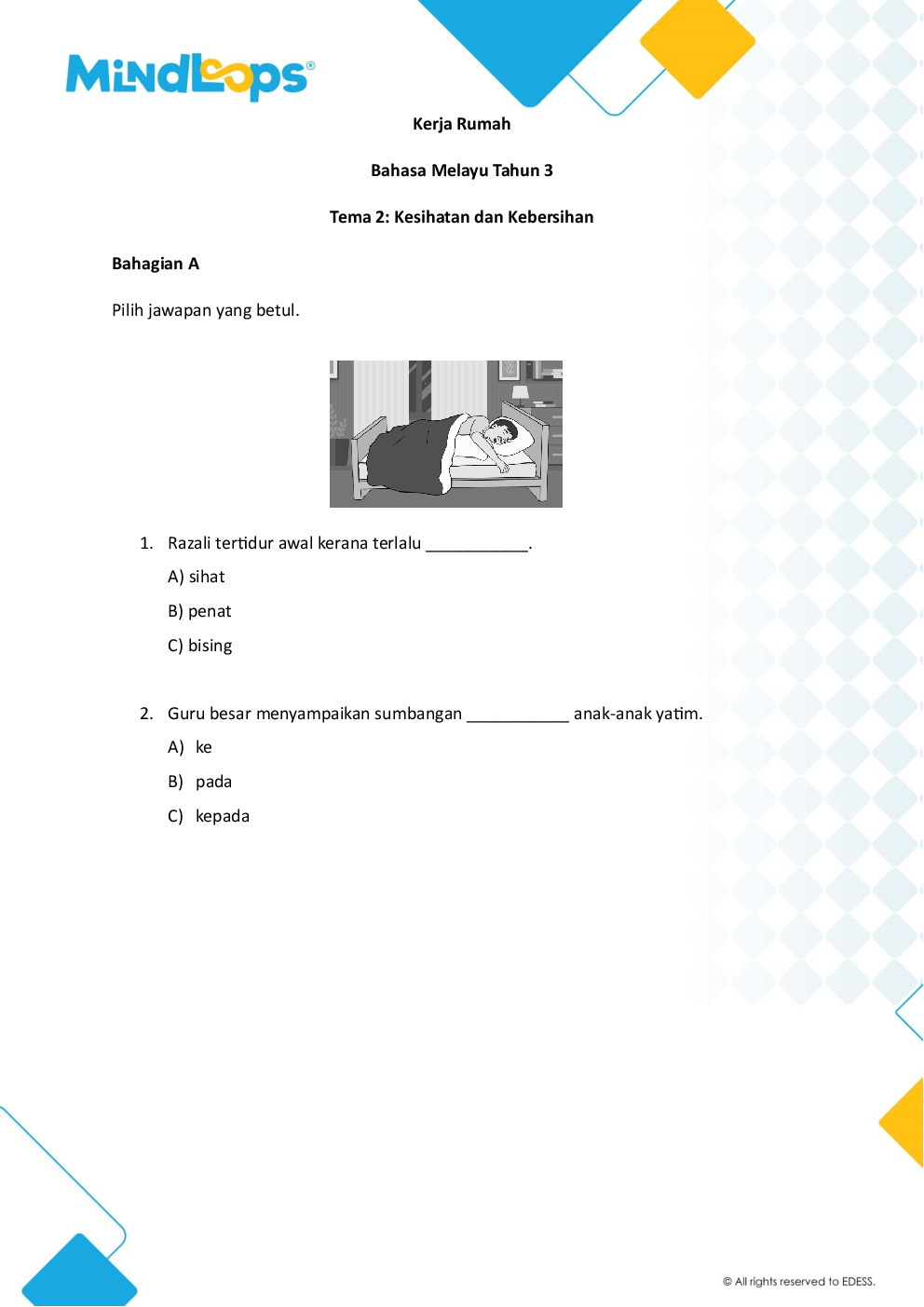 Tema 2 - Kesihatan dan Kebersihan