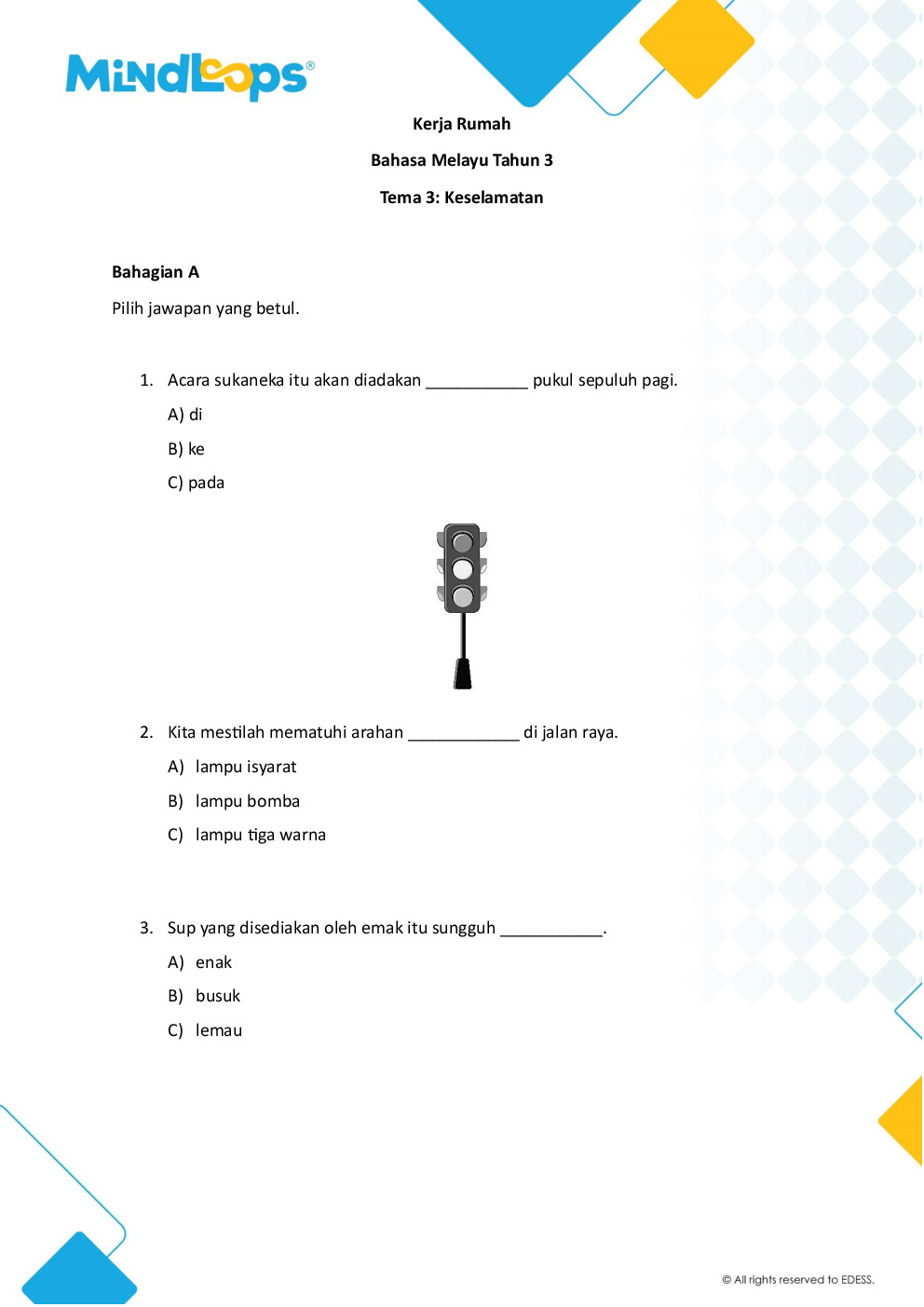 Tema 3 - Keselamatan