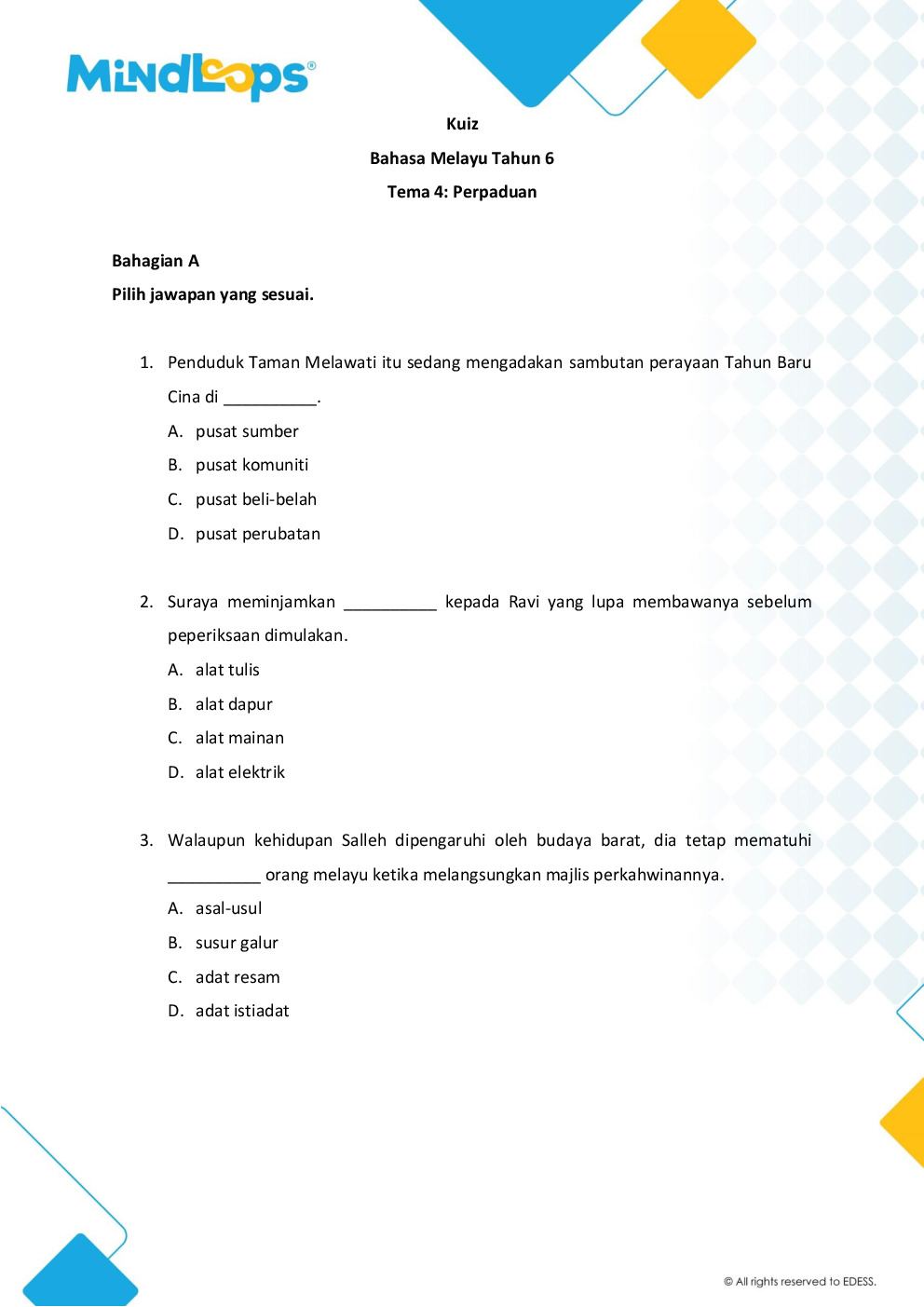 Tema 4 - Perpaduan