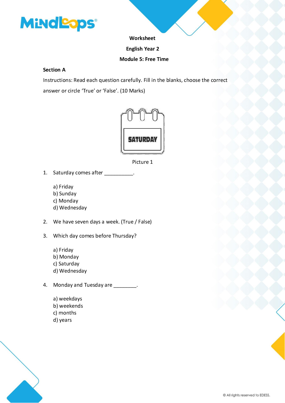 Module 5 - Free Time