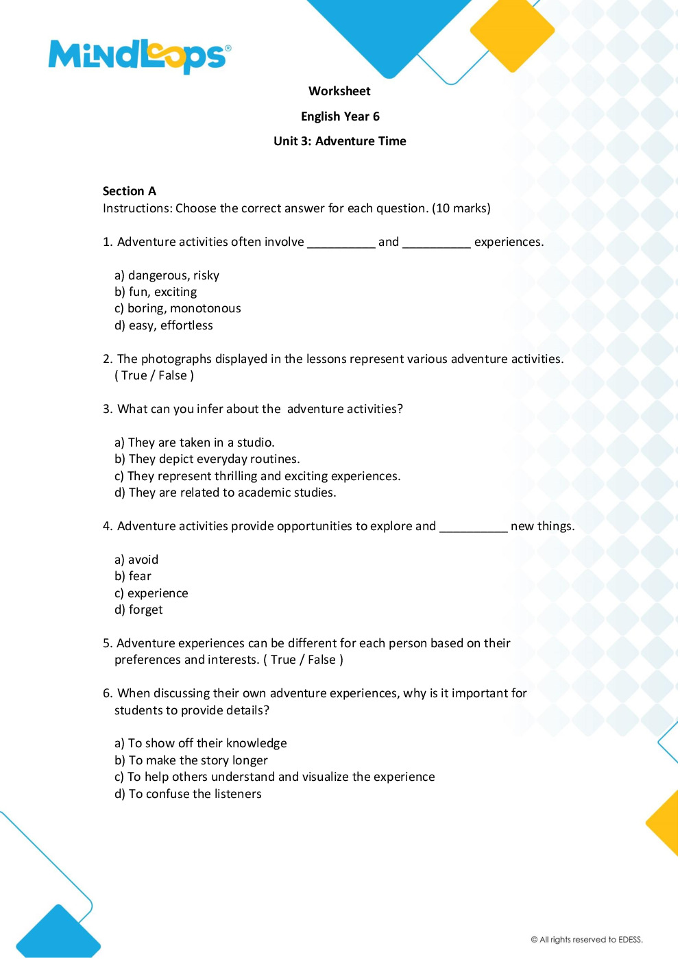 Unit 3 - Adventure Time