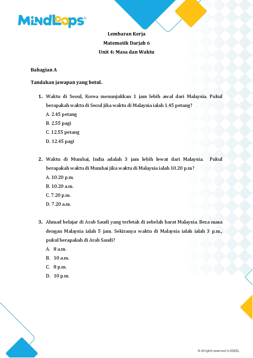 Topik 4 - Masa dan waktu