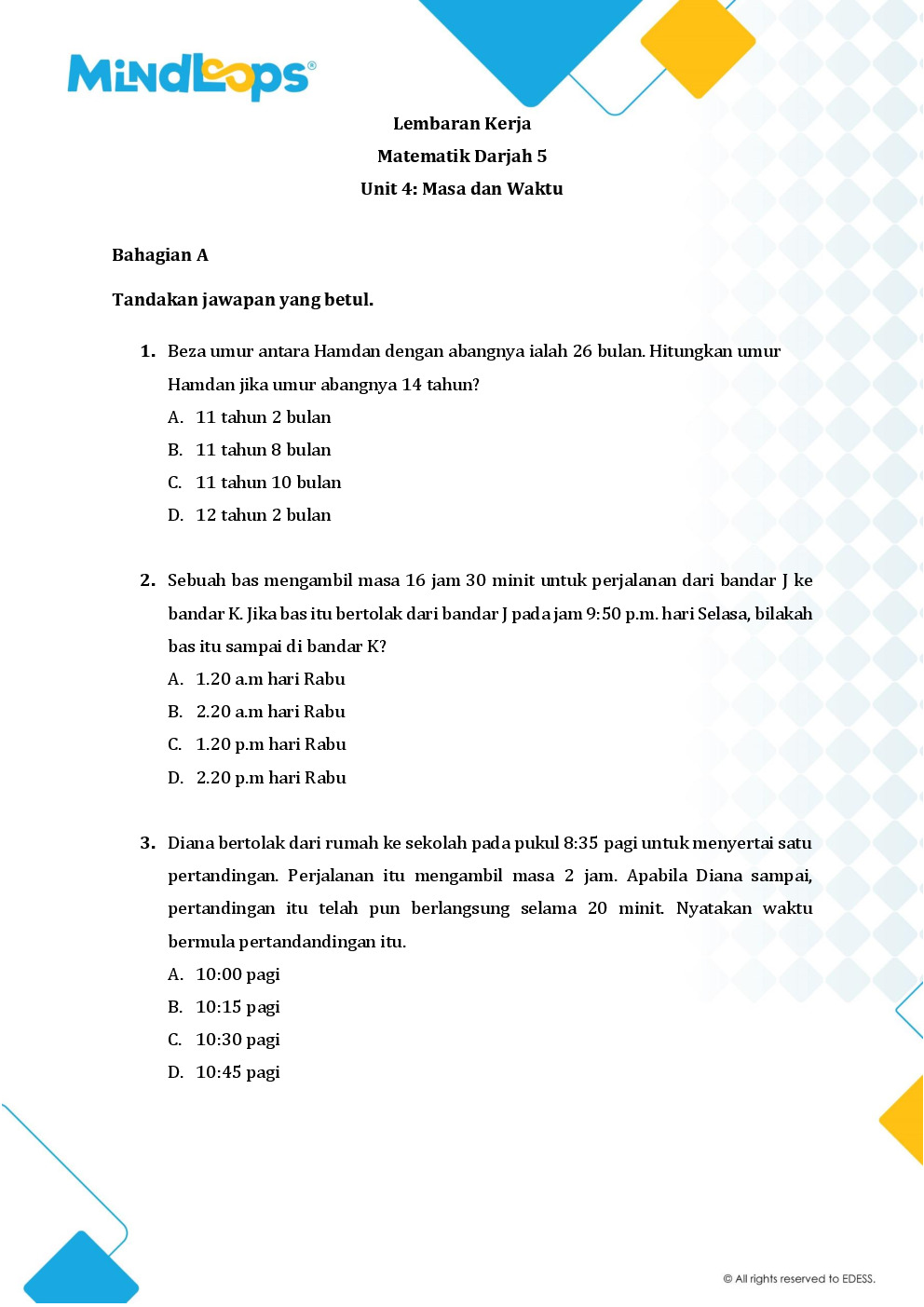 Topik 4 - Masa dan waktu