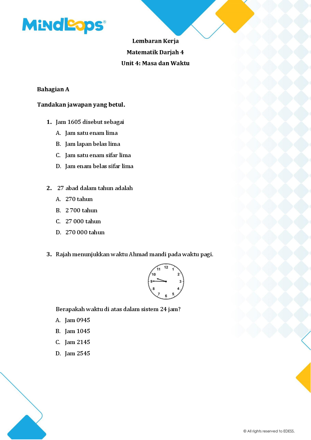 Topik 4 - Masa dan waktu
